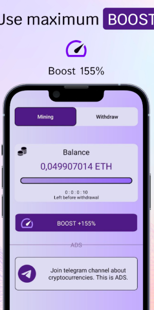 Free Ethereum - ETH Miner for Android