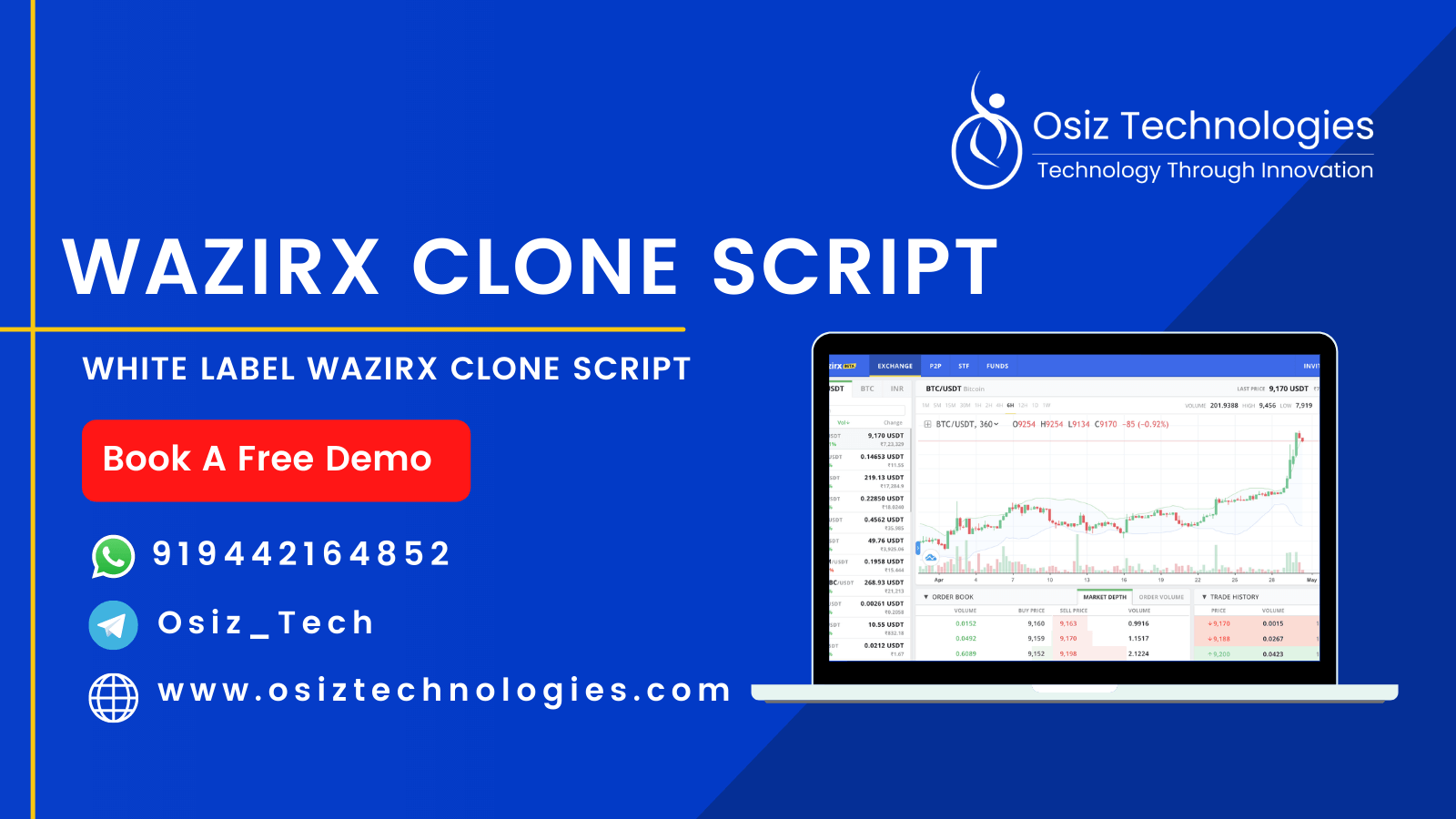 Crypto Exchange Clone Script | Crypto Trading Script | Cryptocurrency Exchange Clone Script