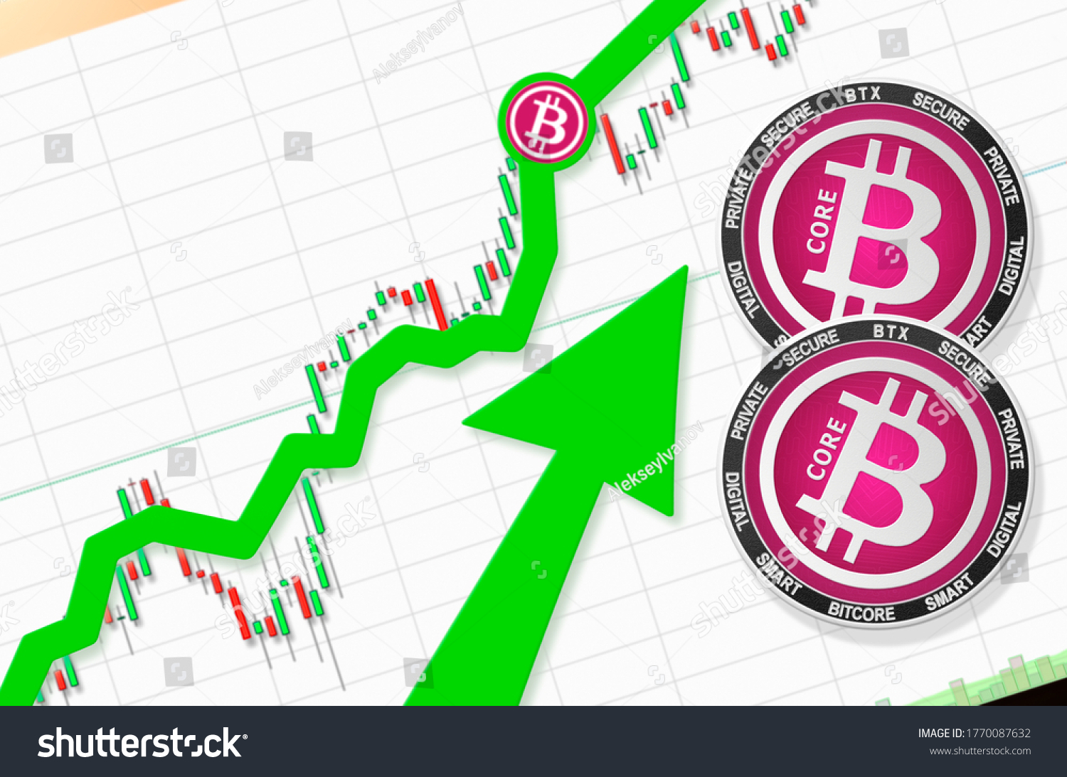 BTX to USDT Price today: Live rate BitCore in Tether