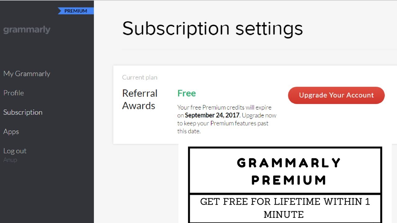 Grammarly Premium Personal / Shared Account - Joss Creative Agency