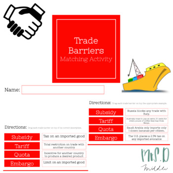 EconEdLink - Trade Barriers in Today's World