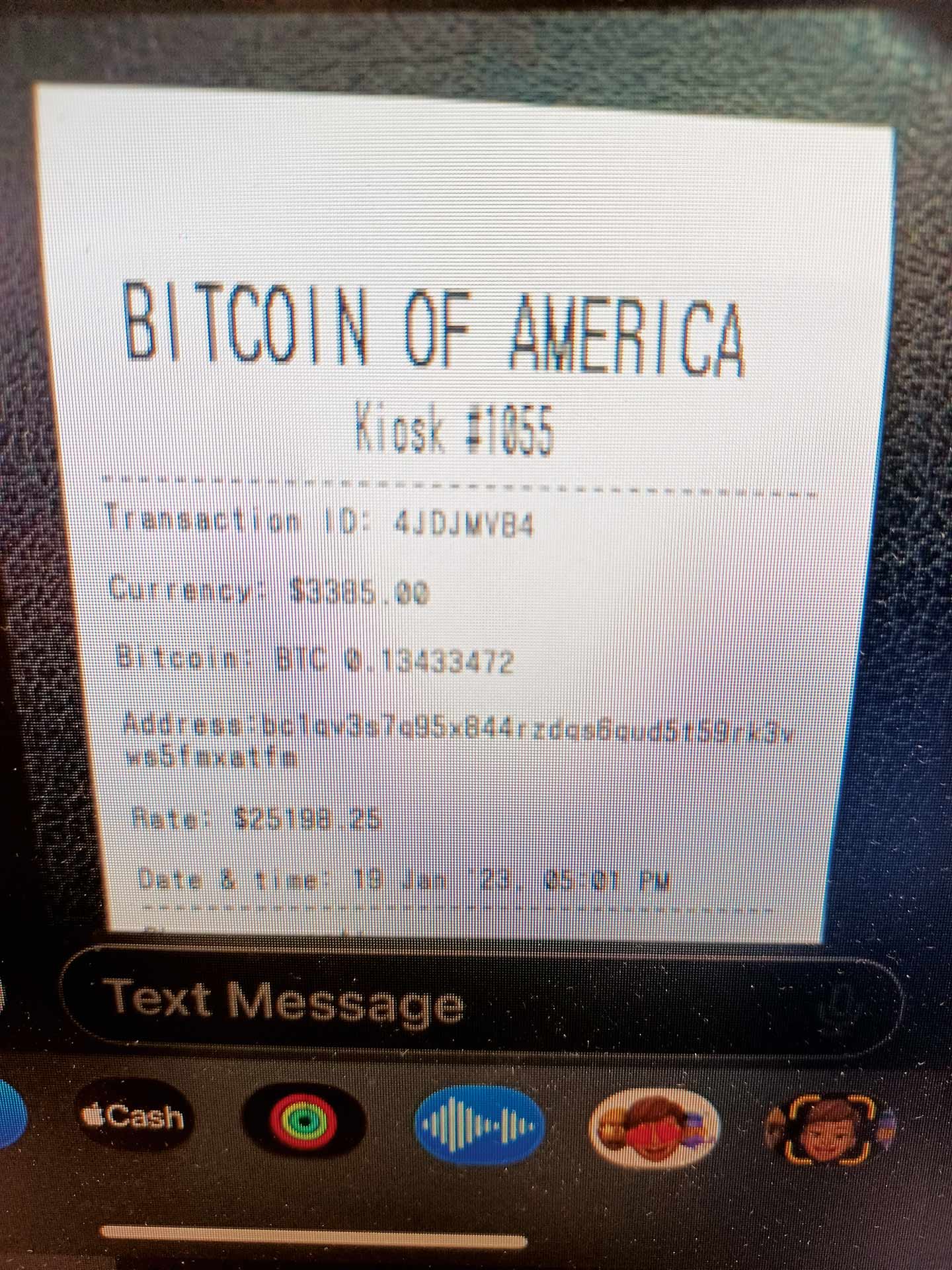 bitcoin ATM – Receipt Font, Bill Font, Invoice Font, Dot Matrix Font, Barcode Label Font