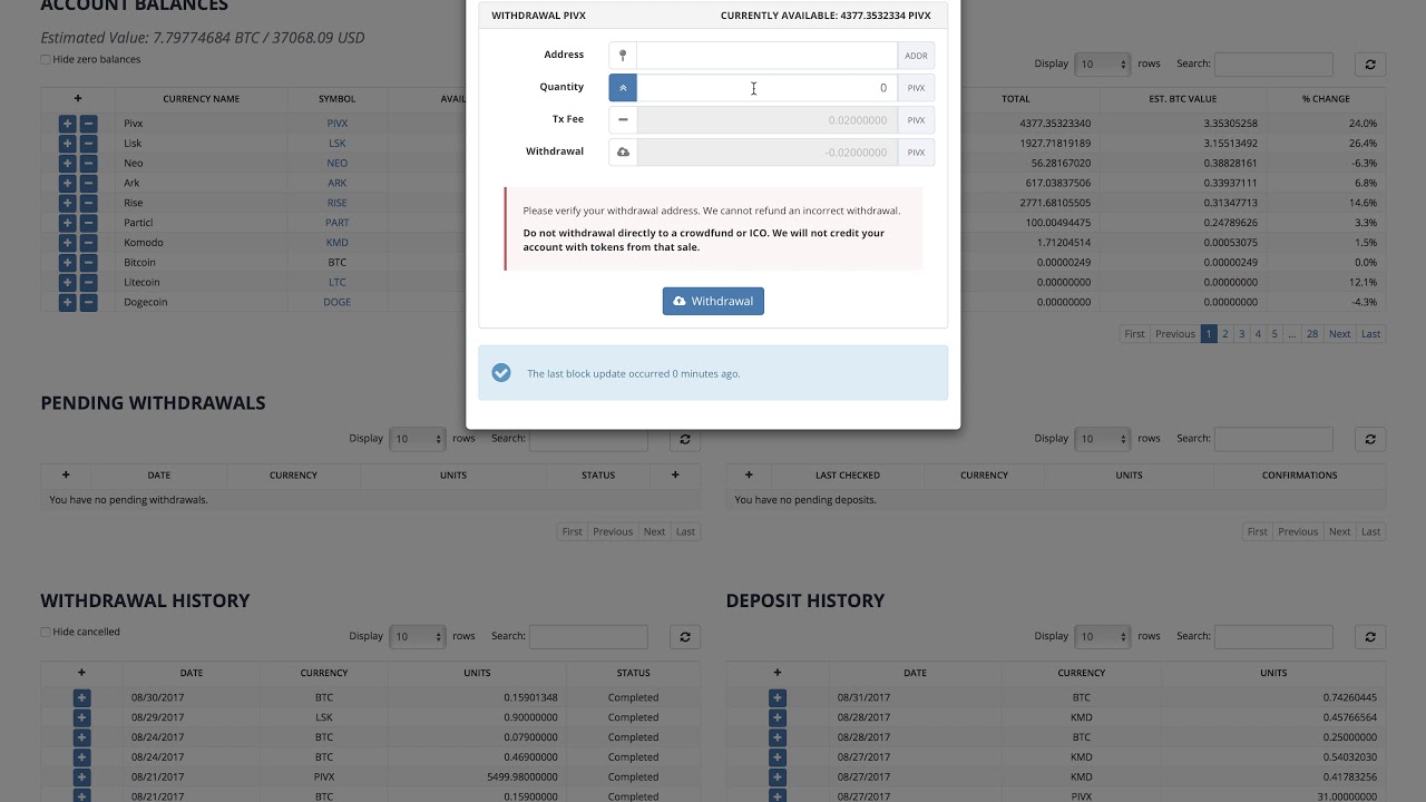 How to Transfer from Coinbase to Bittrex and from Bittrex to Coinbase?