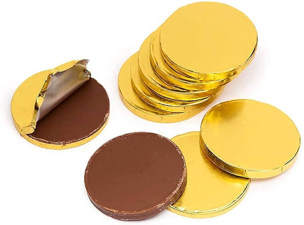 Mman Gold Choclate Coins s - Sweet Zone