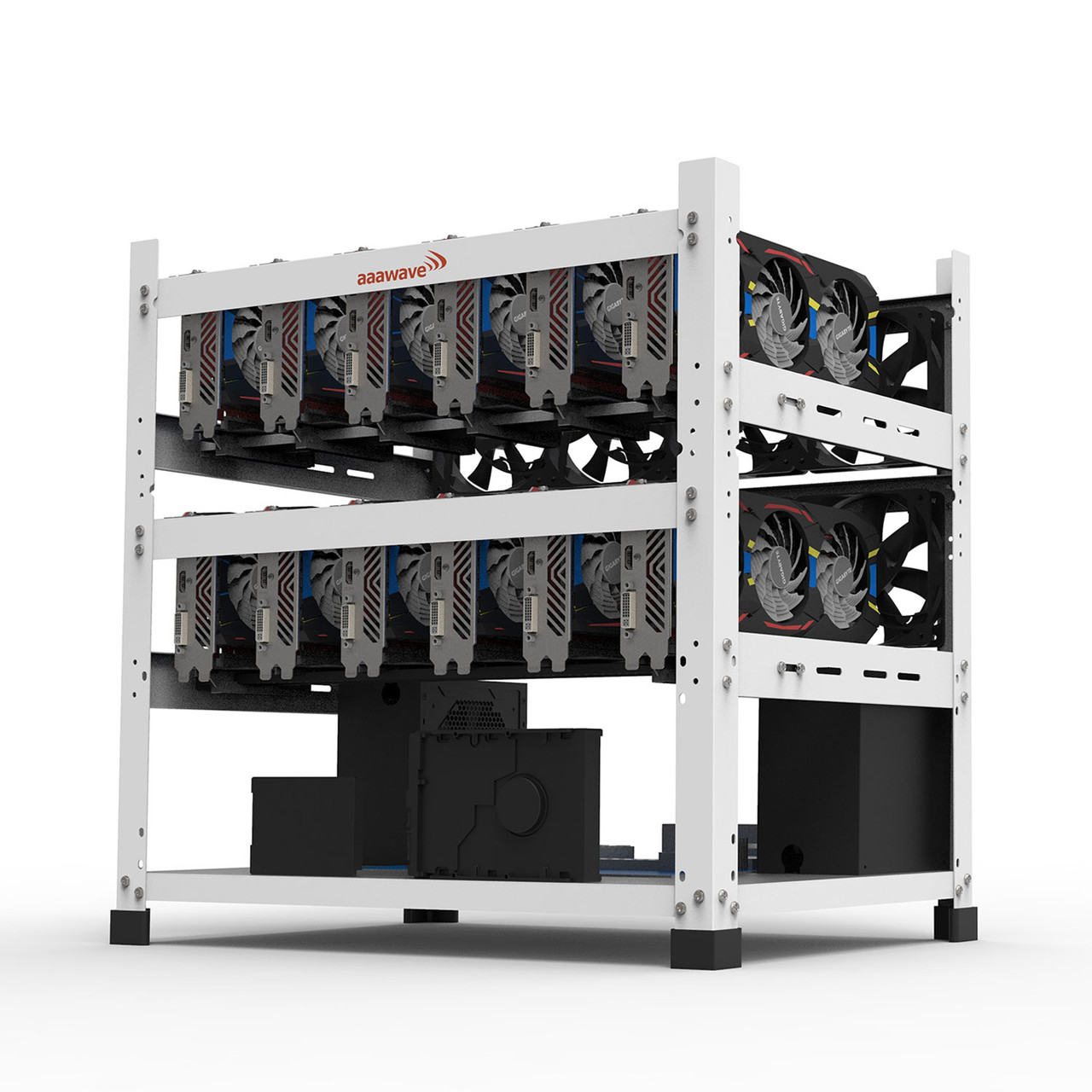 GPU Open Frame Cryptocurrency Mining Frame Chassis