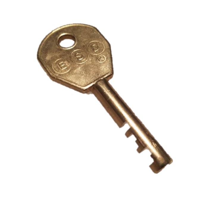Special Keyed Xep Key for Money Coin Boxes - ESD | LOWLaundry - Laundry Owners Warehouse