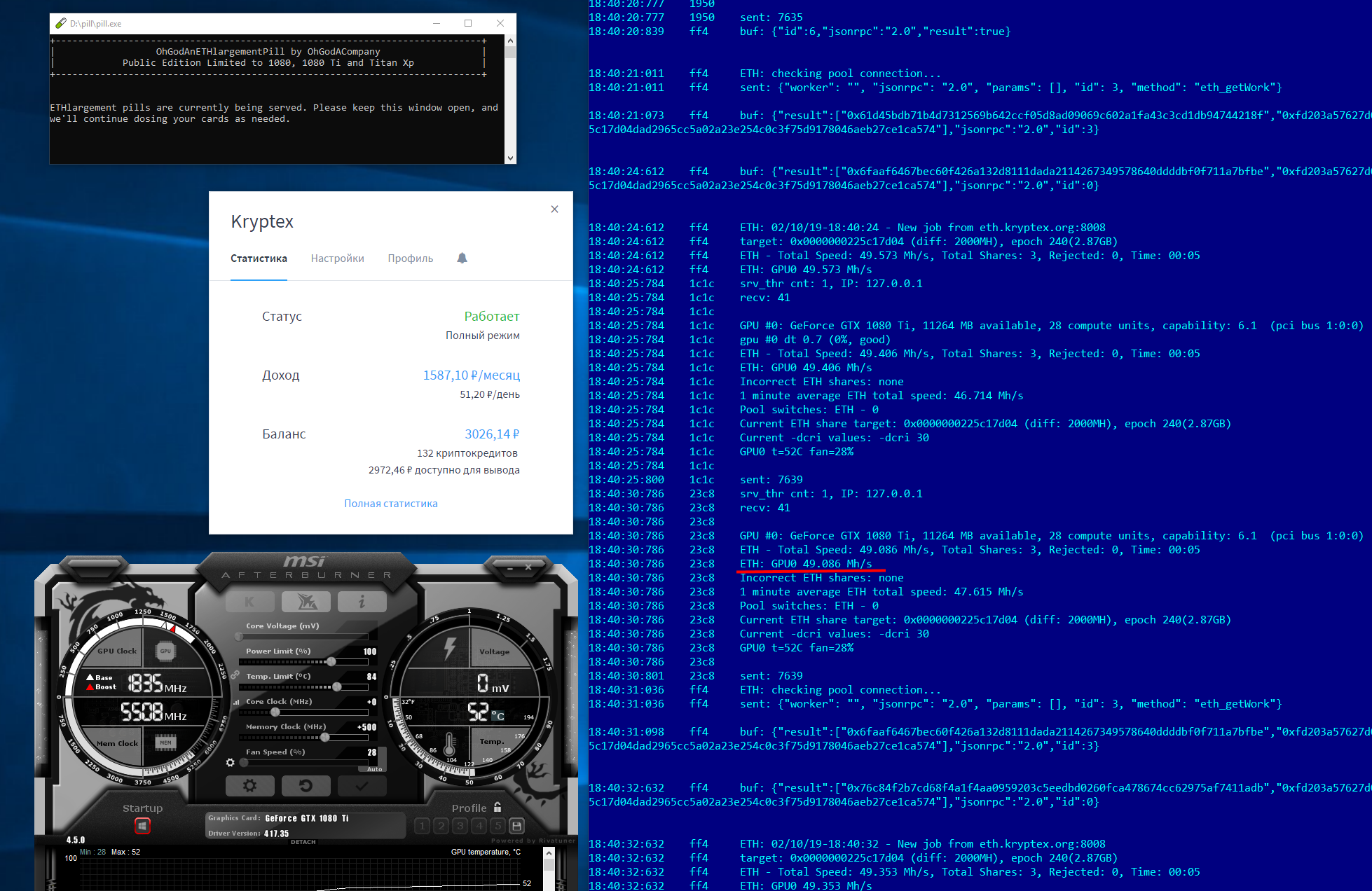 GTX Ti – ETH Hashrate and Power Consumption | Incredigeek