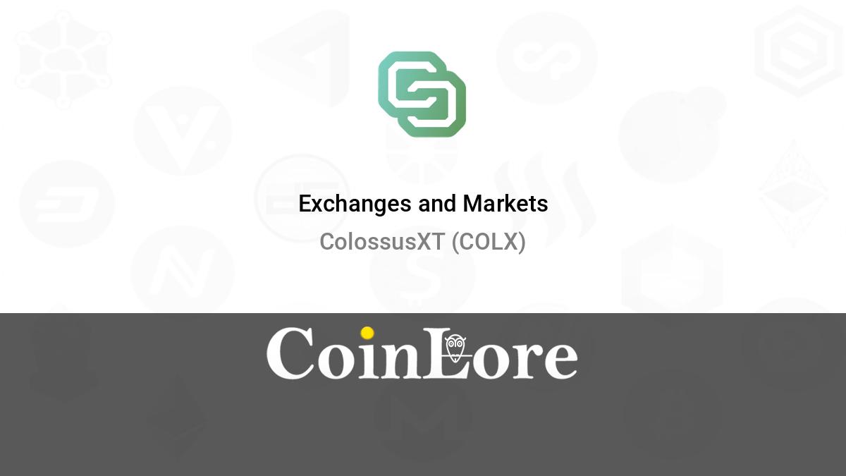 COLX to SOL Price today: Live rate ColossusXT in SOL