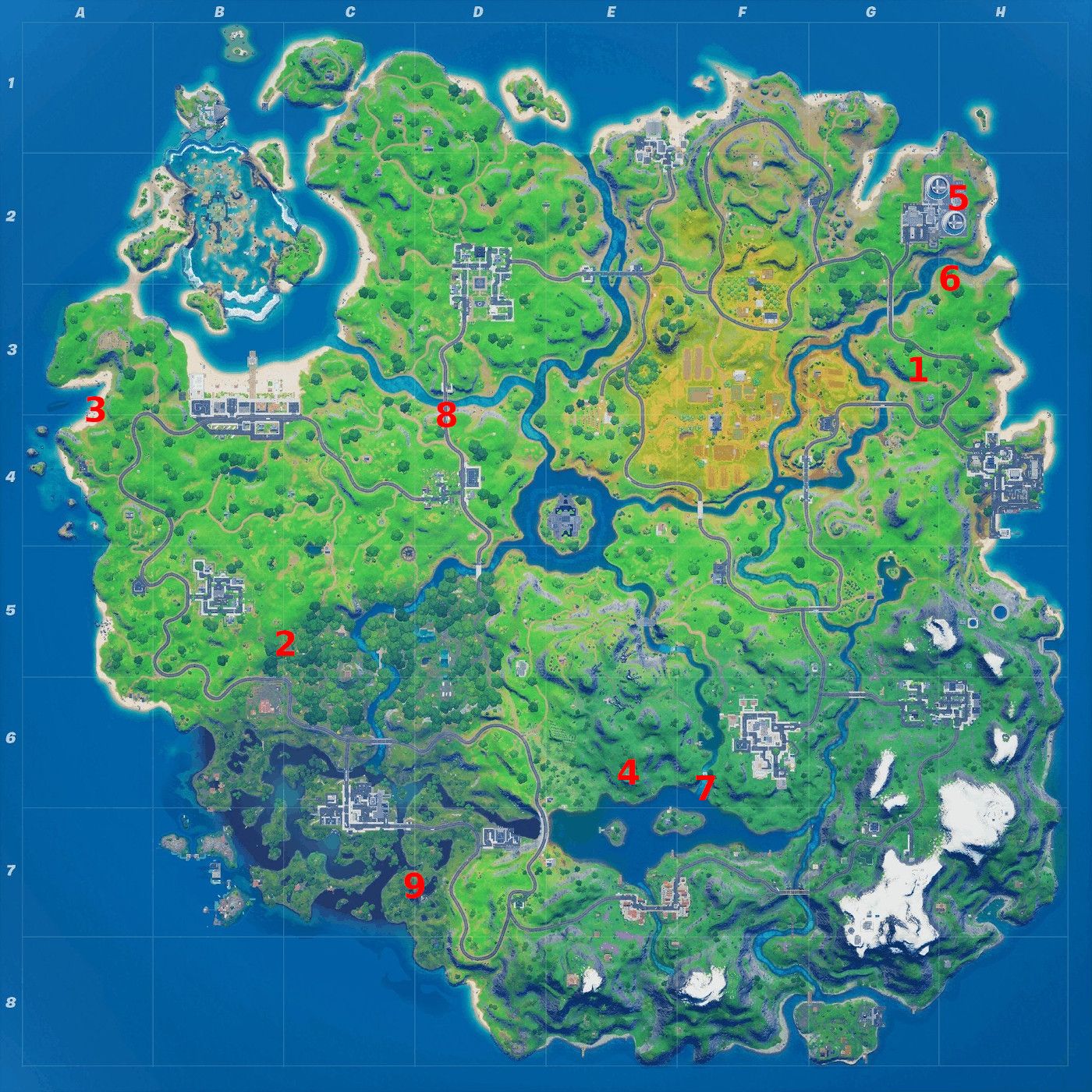 Fortnite Chapter 2 Season 4: Week 9 XP Coin Locations And Guide