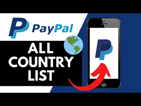 Which countries are supported by PayPal payments?