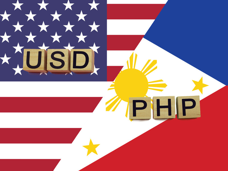 United States dollar philippine peso exchange rate history (USD PHP)