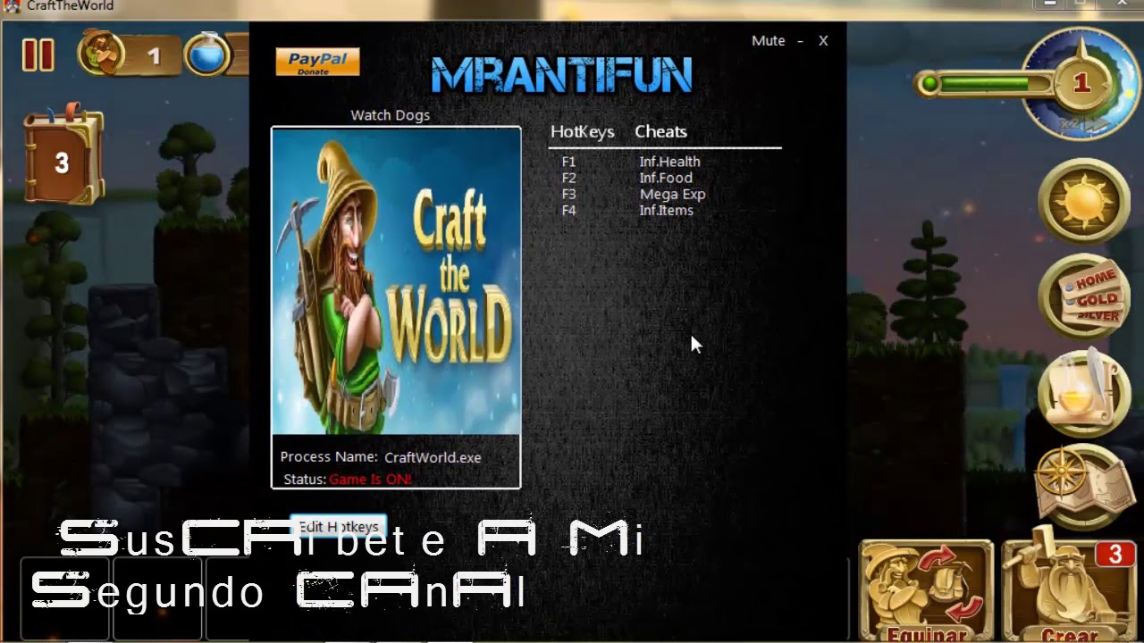 Craft The World - FearLess Cheat Engine