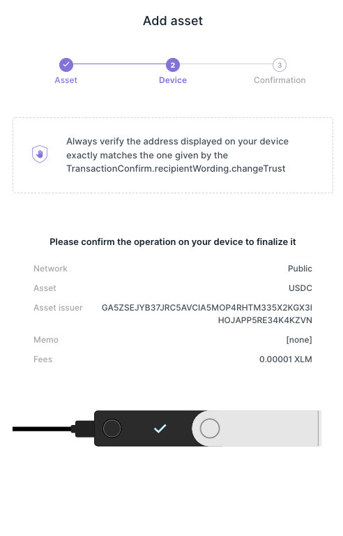 Stellar Account Viewer - Compatible third-party wallet | Ledger