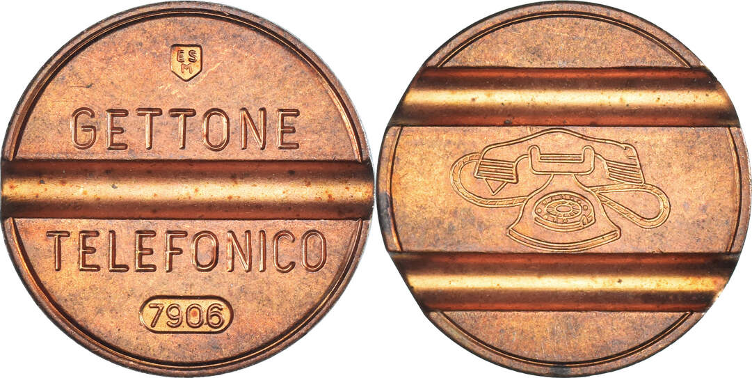 Italy, Token, Gettone Telefonico, , Copper | Tokens & Medals