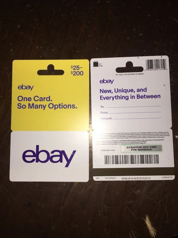 Gift card scam (asking for last 4 digit code) - The eBay Community