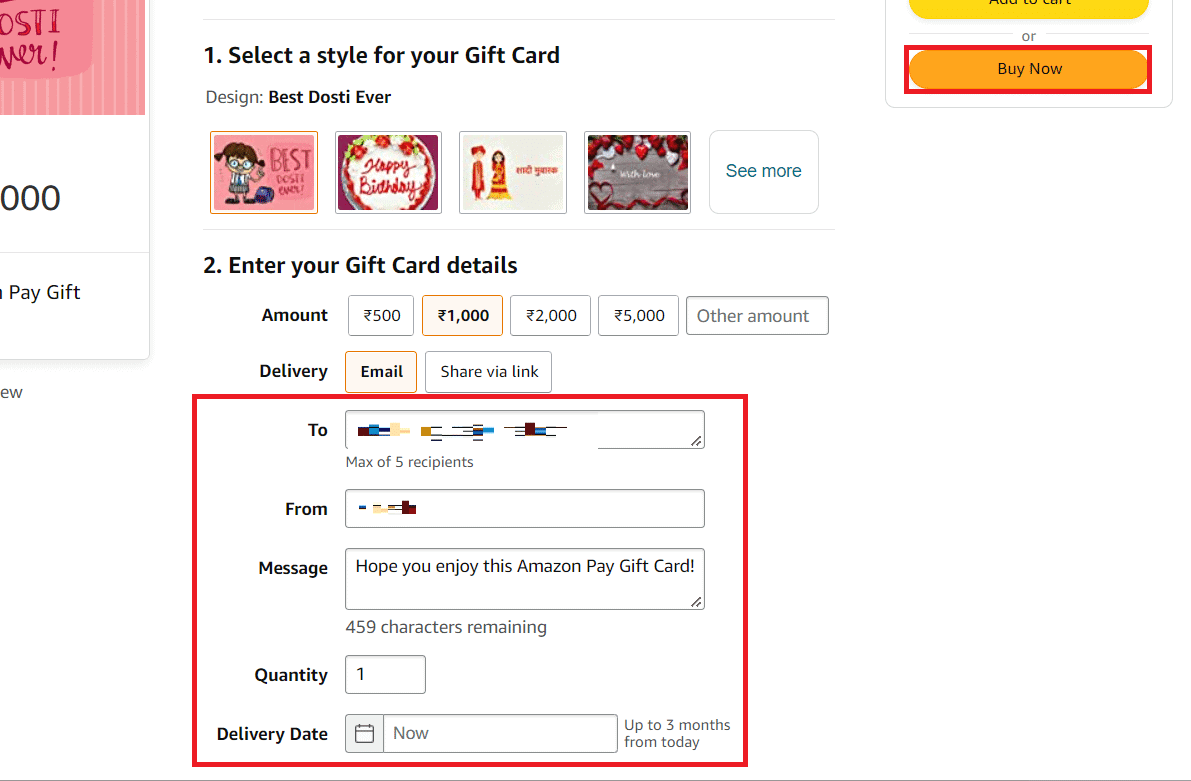 How to Transfer Amazon Gift Card Balance to Another Account – TechCult
