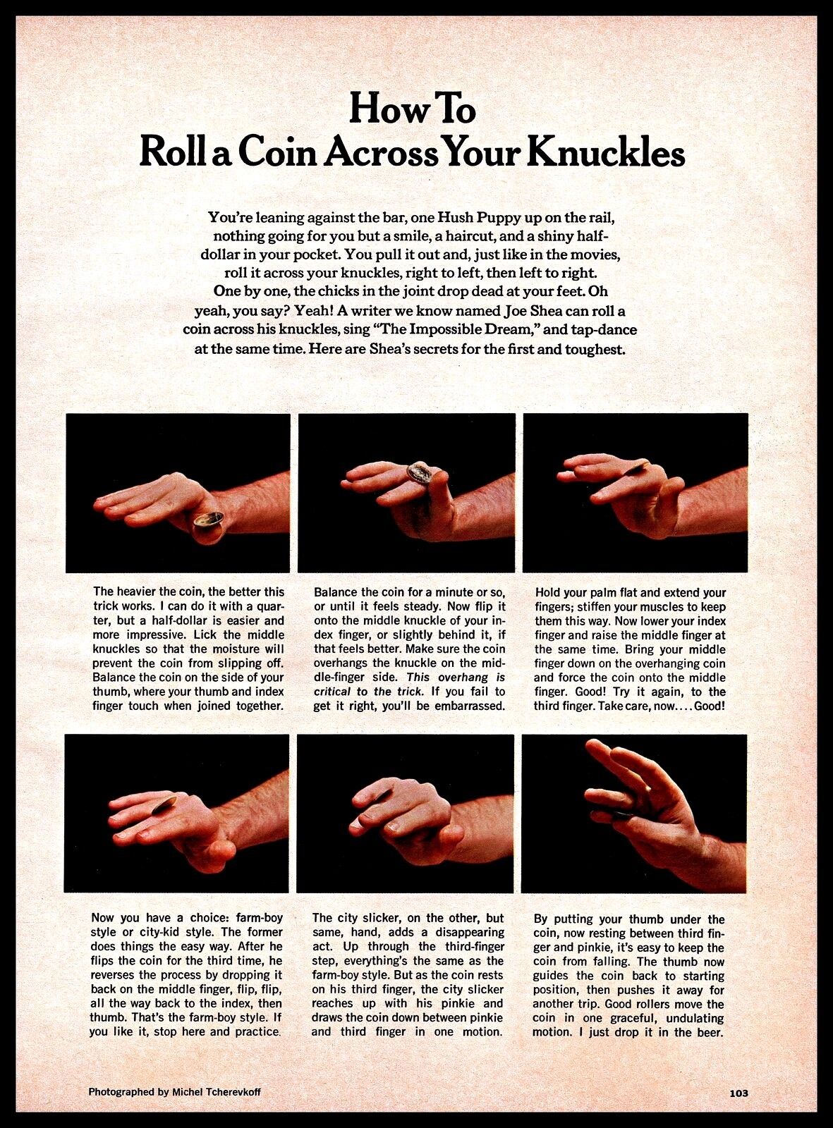 How to Roll a Coin Across Your Knuckles- Then Vanish