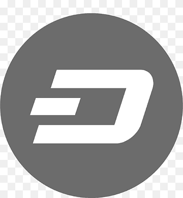 Dash coin blue logo - download.