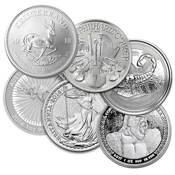 Buy Random 1oz Silver Coin Fine Silver