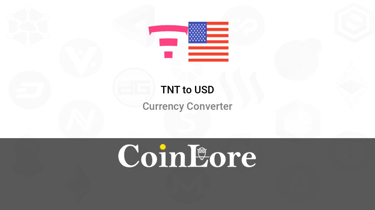 Convert TNT to AUD, Tierion Calculator & Converter | Crypto Tracker