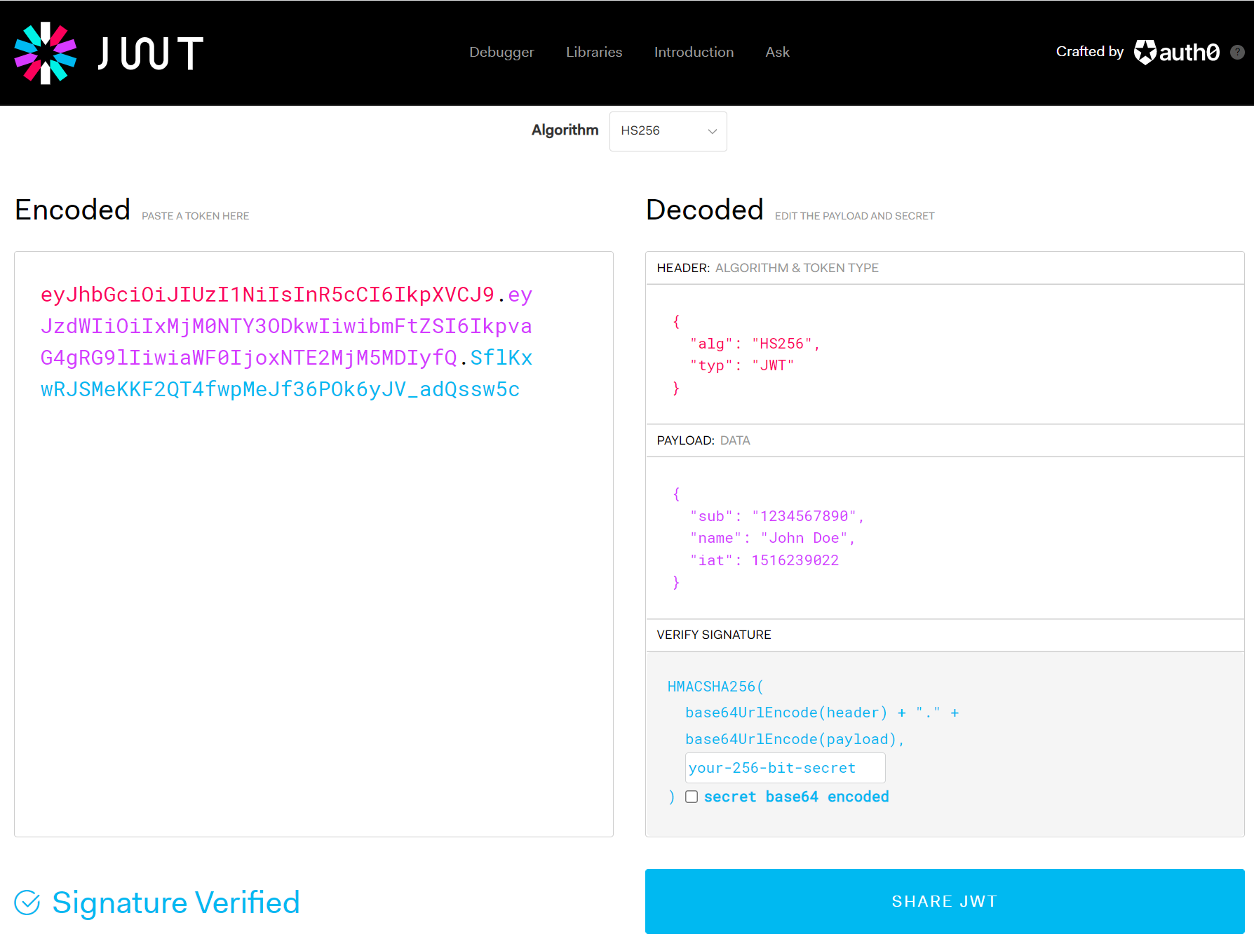 JSON Web Token Claims