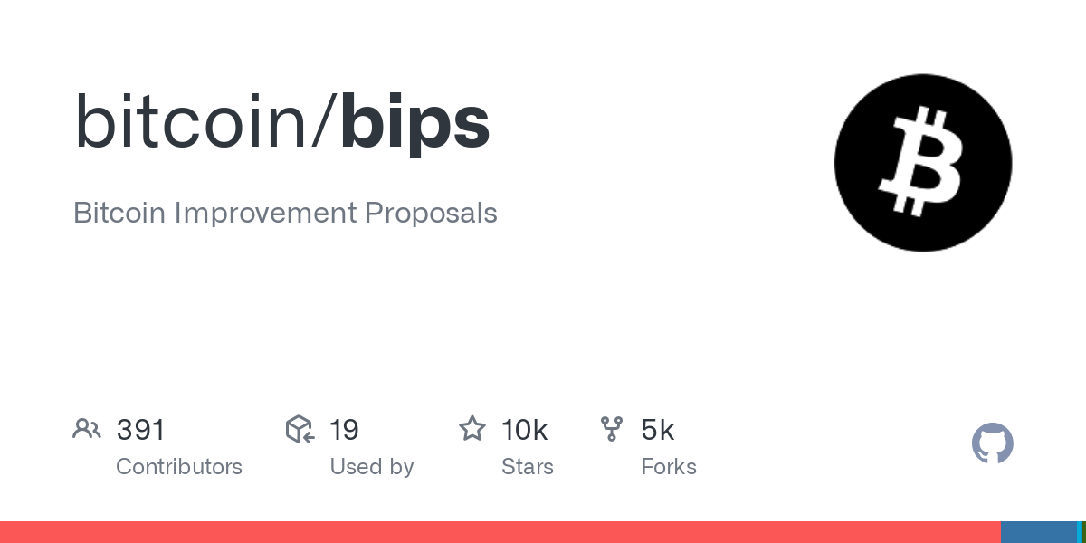 BIPs (Bitcoin Improvement Proposals)