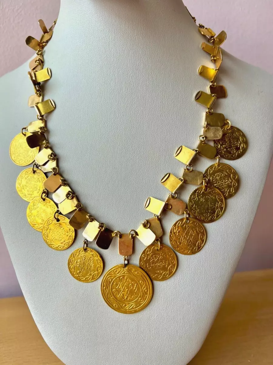 Luxury Turkish Gold collocated Multi Lyra Coins Bracelet – QueeNa Jewelry Store