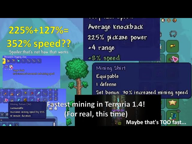 Steam Community :: Video :: New max mining speed in Terraria ?