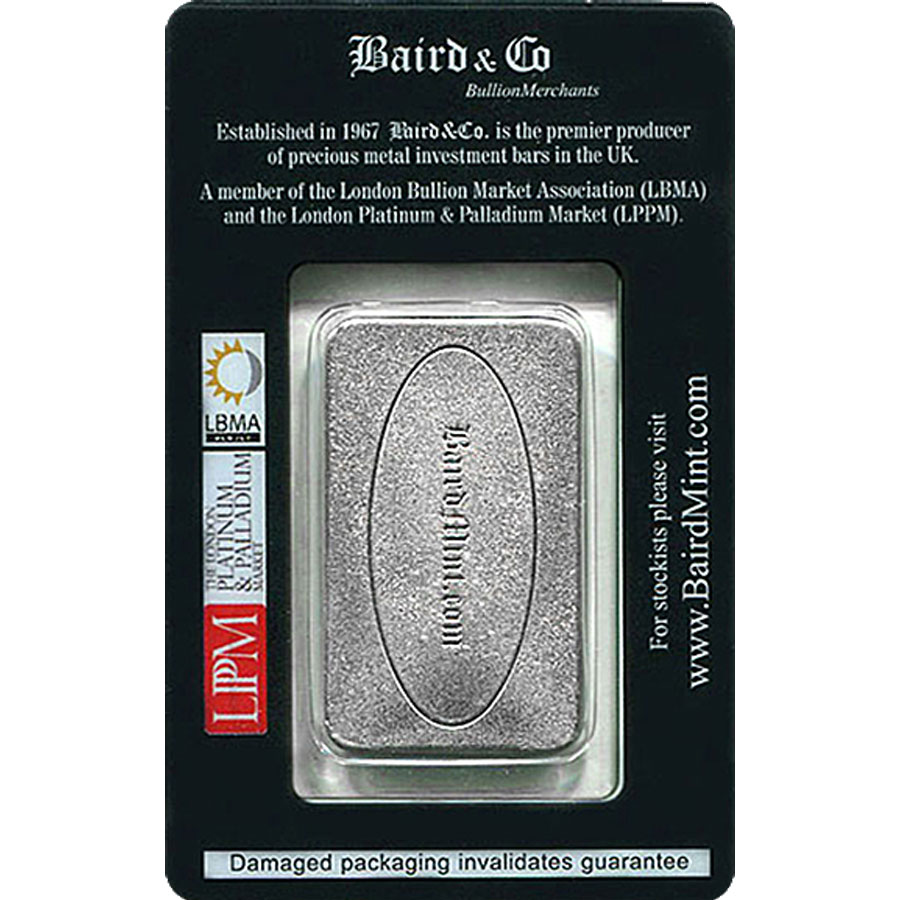 5 Ounce Rhodium Bar - Capital Bullion