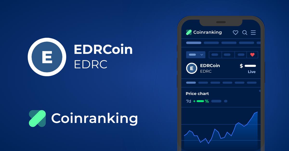 EDRCoin (EDRC) live coin price, charts, markets & liquidity