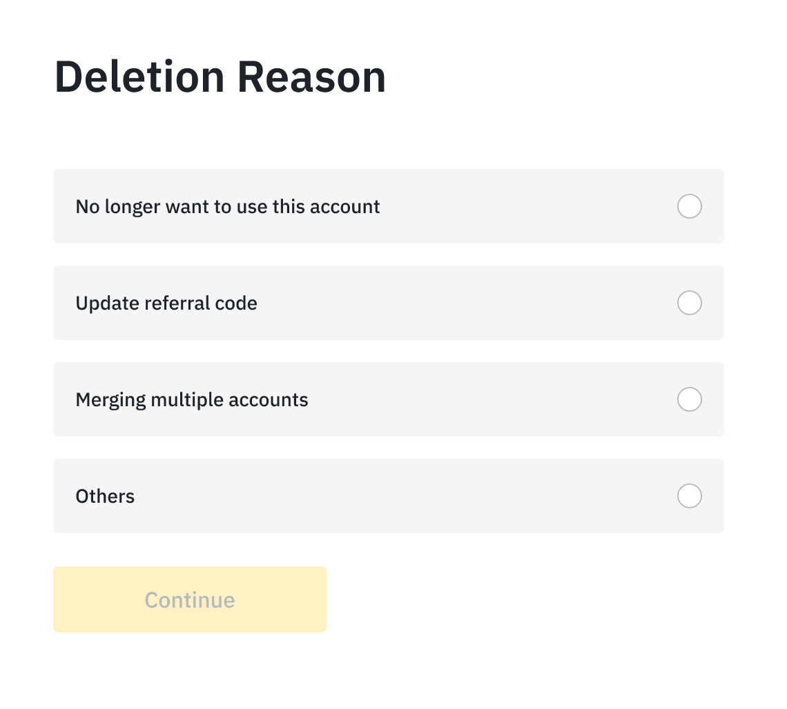 How to Completely Delete Binance Account [Close it Forever]