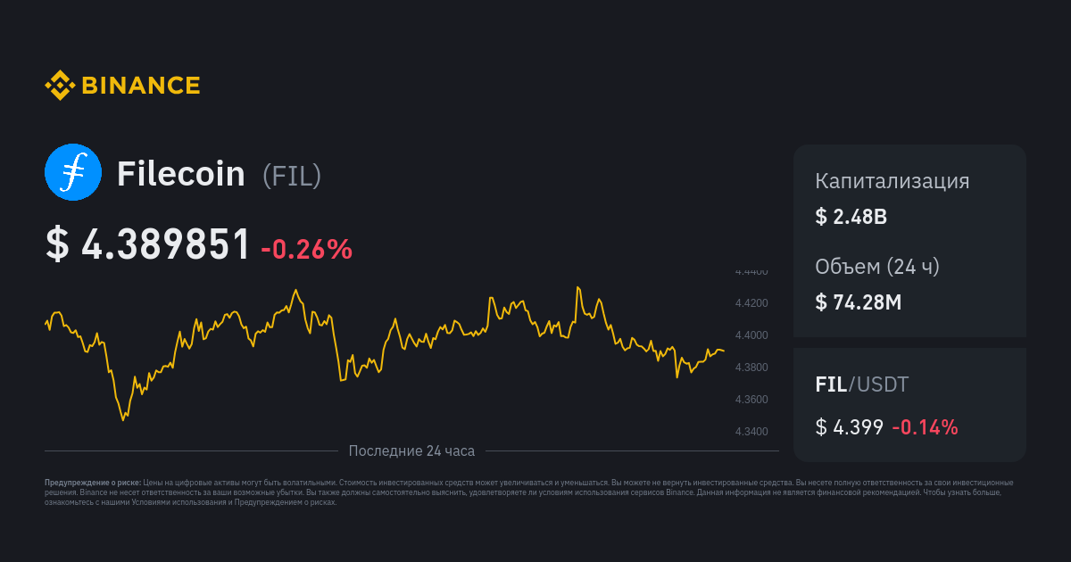 Filecoin (FIL) Price - Buy, Sell & View The Price of Filecoin Crypto | Gemini