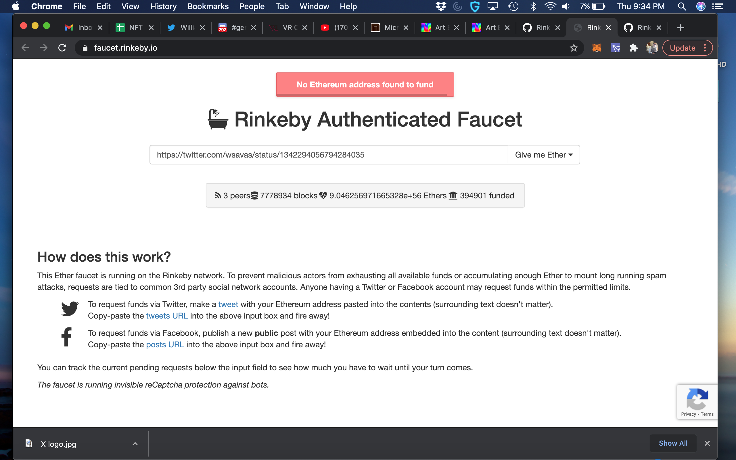 Rinkeby Faucet Guide - What is the Rinkeby Faucet and Testnet?