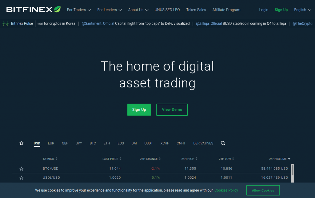 Bitfinex Review Trading Fees, Withdrawal Fees & Safety