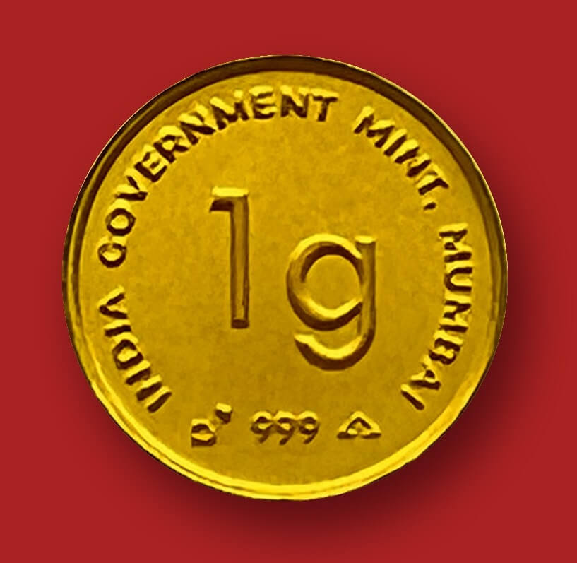 1 Gram Gold Coin Price in India | 24K 1 gm Gold Coins | MMTC-PAMP