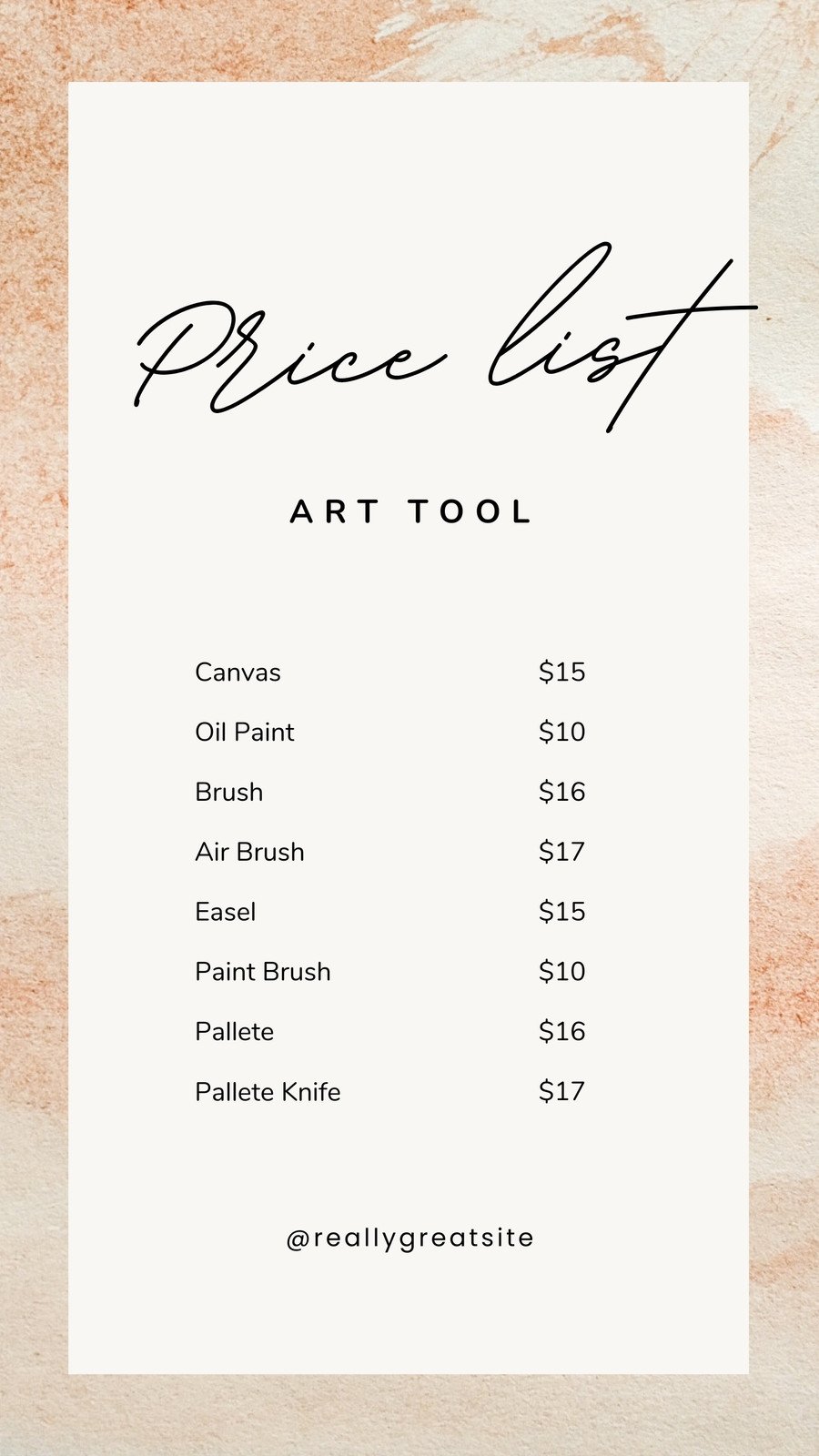 20, Price List Template Images, Stock Photos, 3D objects, & Vectors | Shutterstock