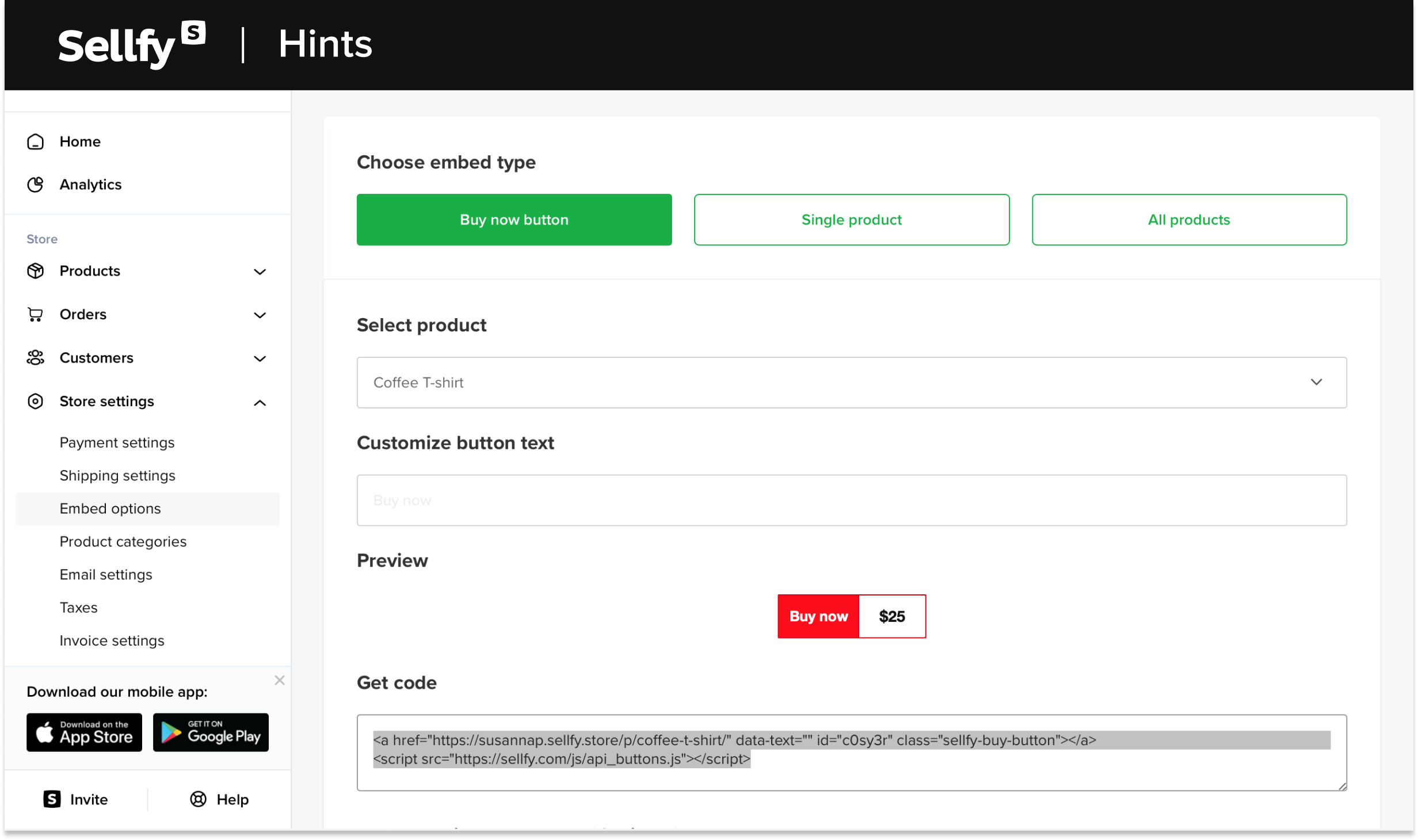 How do I enable Buy Me A Coffee for my store? | Sellpass Support