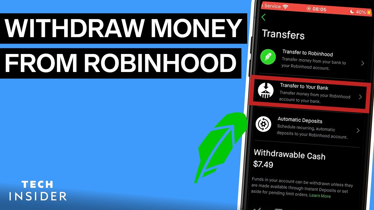 THIS is how to withdraw money from Robinhood Quickly [March ]