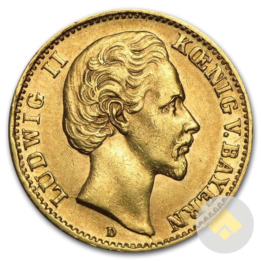 German 20 Marks Gold Coin - Zelta monētas un stieņi