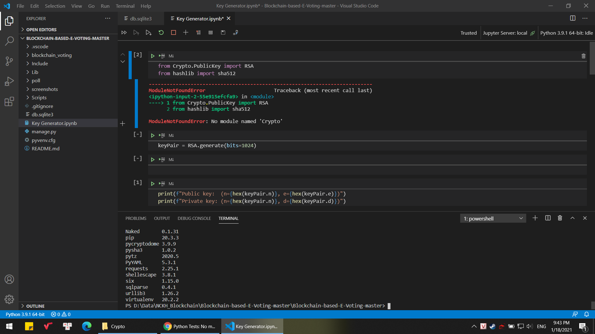 How to fix ModuleNotFoundError: No module named 'Crypto' in Python | sebhastian