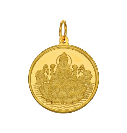 22kt 8g Goddess Lakshmi Gold Coin - Bhima Jewellery