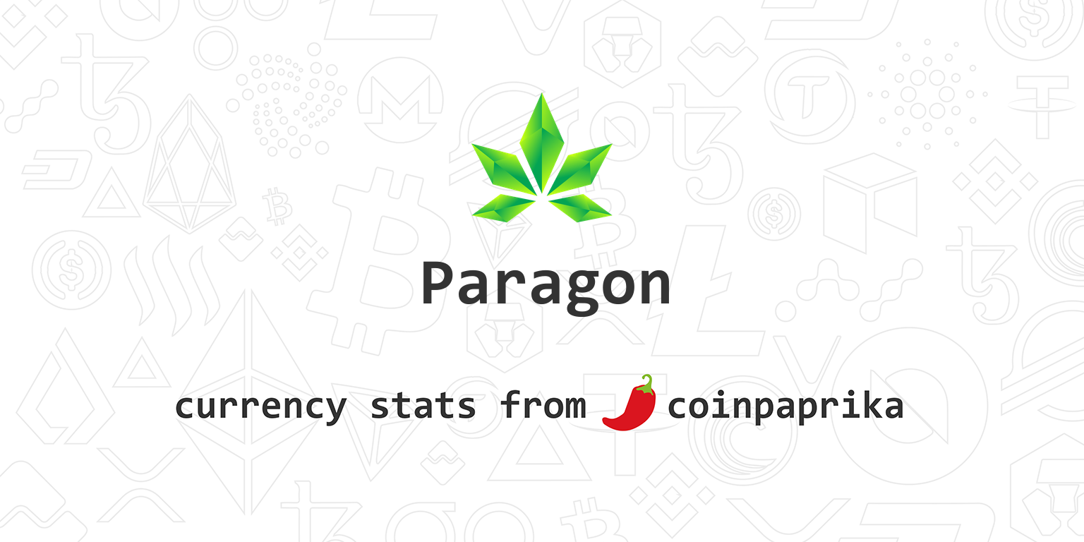 Paragon price - PAR to USD price chart & market cap | CoinBrain