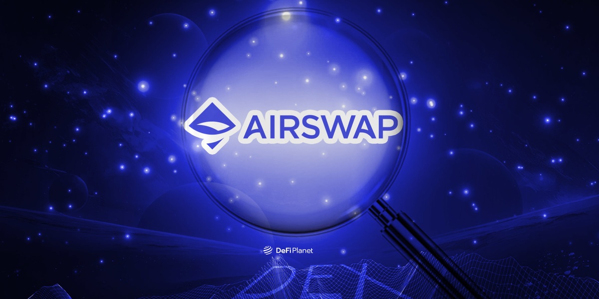 AirSwap exchange charts - price history, trade volume on popular markets