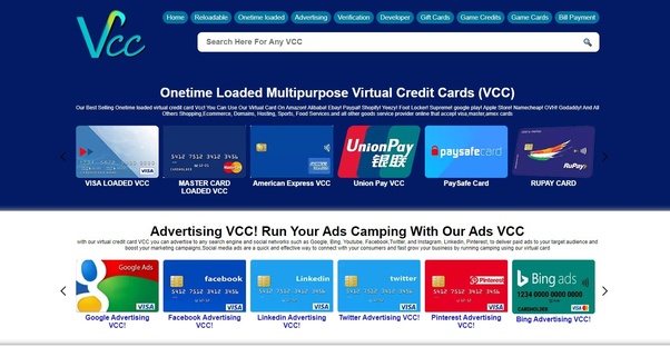 Buy Google Ads VCC | Good Quality Virtual Cards of 