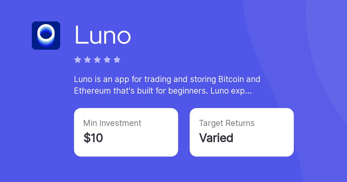 Luno – Reviews, Trading Fees & Cryptos () | Cryptowisser