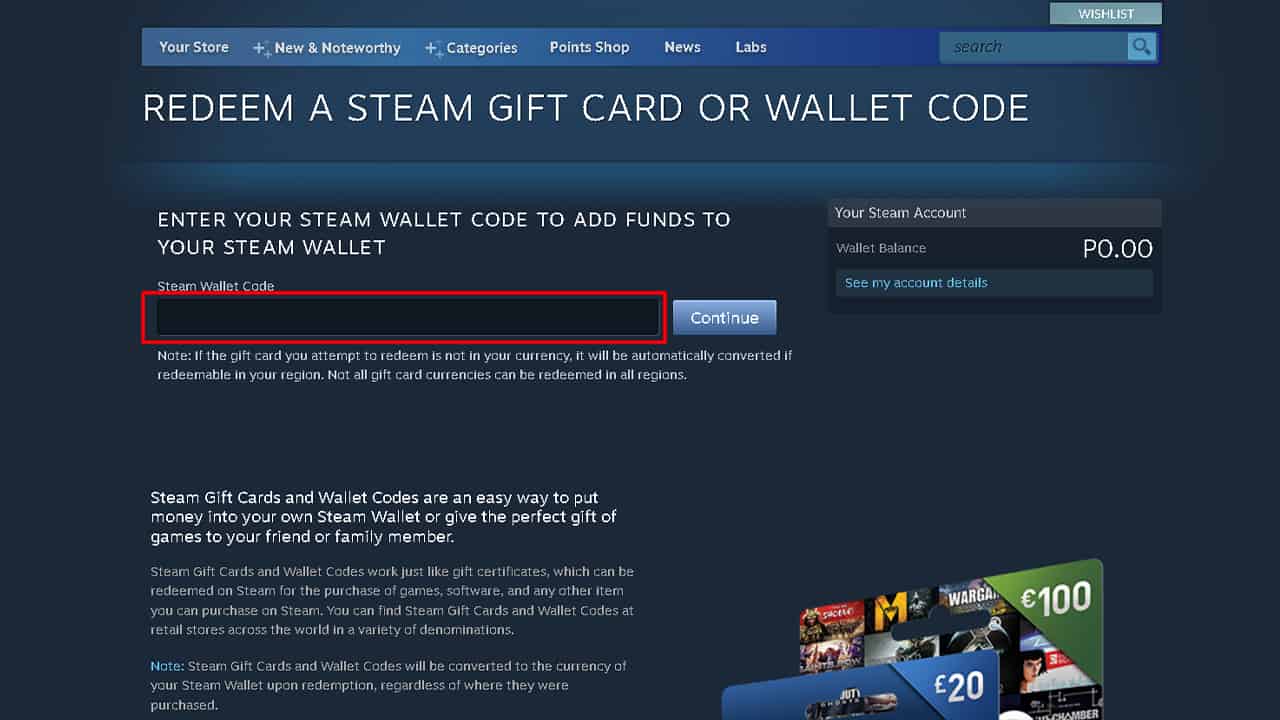 How to Redeem a Steam Wallet Code: 3 Simple Ways