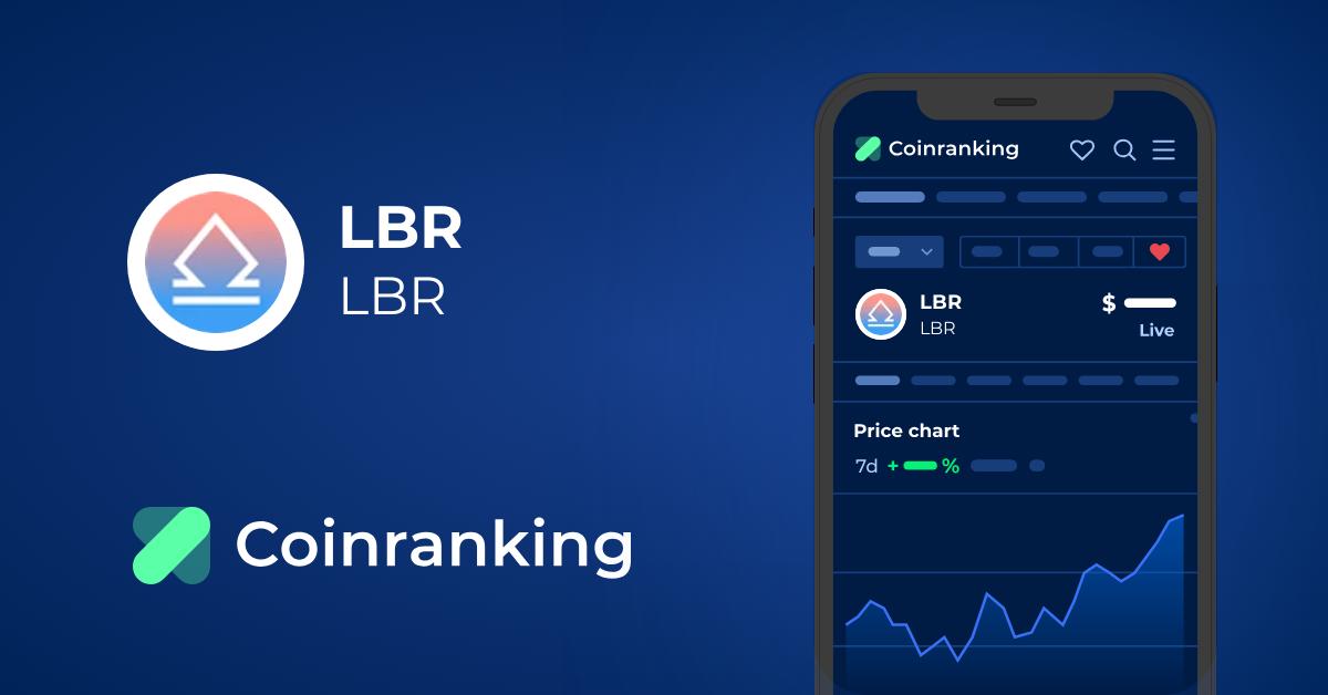 Lybra Finance price today, LBR to USD live price, marketcap and chart | CoinMarketCap