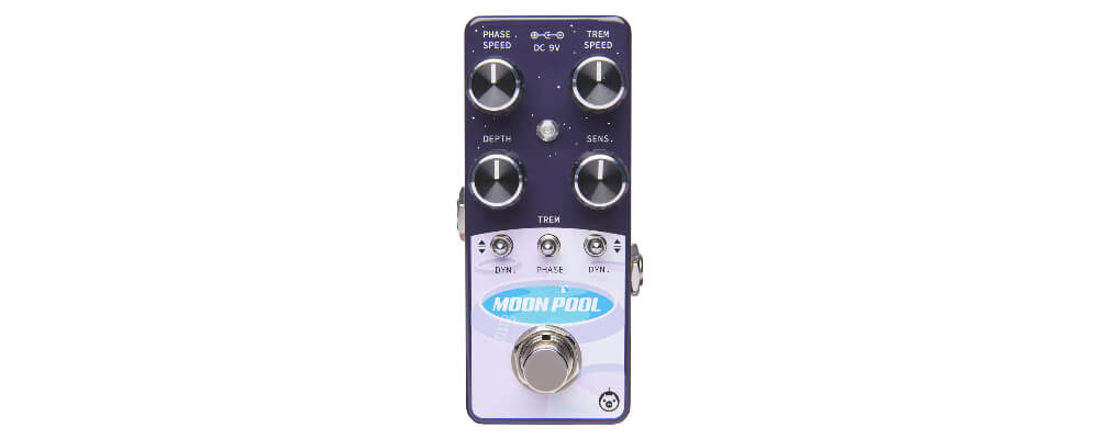 Pigtronix Moon Pool Micro Dynamic Tremvolope Phaser Effects Pedal