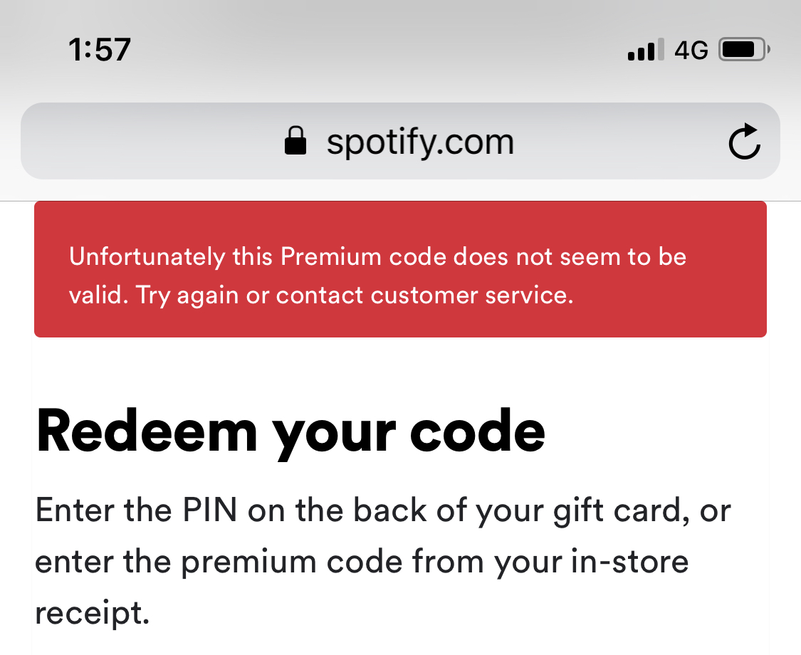 Spotify Gift Card