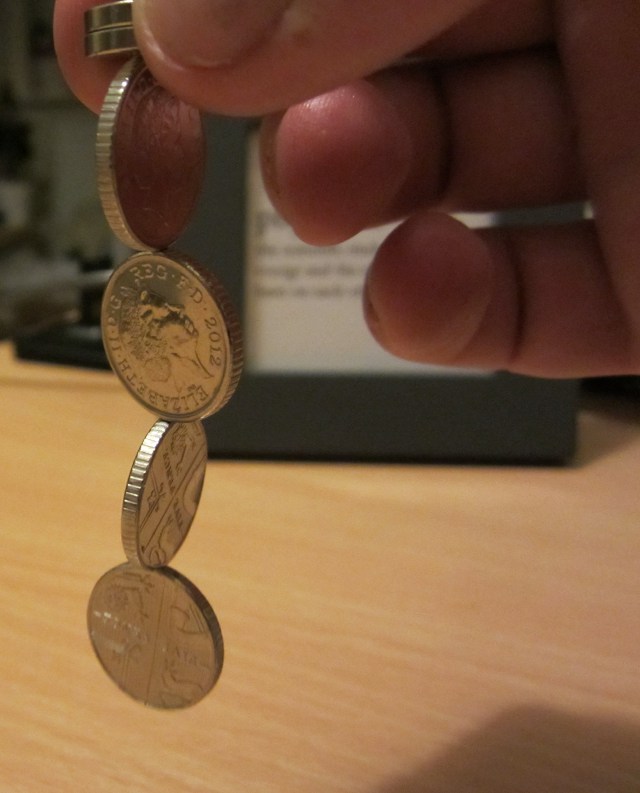 Gigantic Magnetic Coins